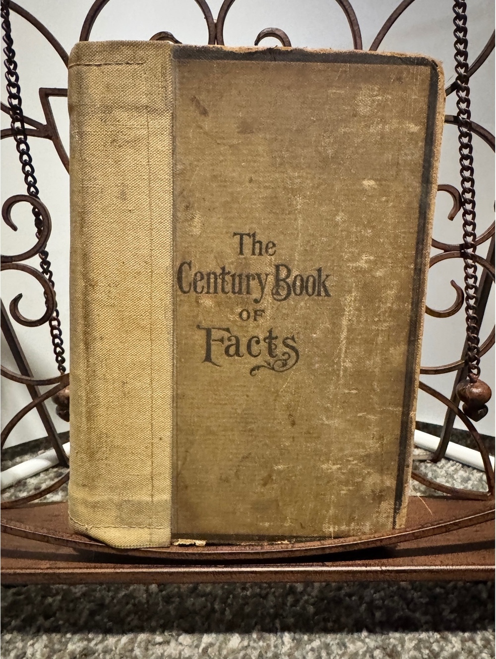 The Century Book of Facts - Vintage 1906 Reference Handbook HC